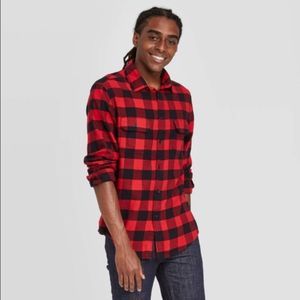 GoodFellow&Co| Black and Red Flannel